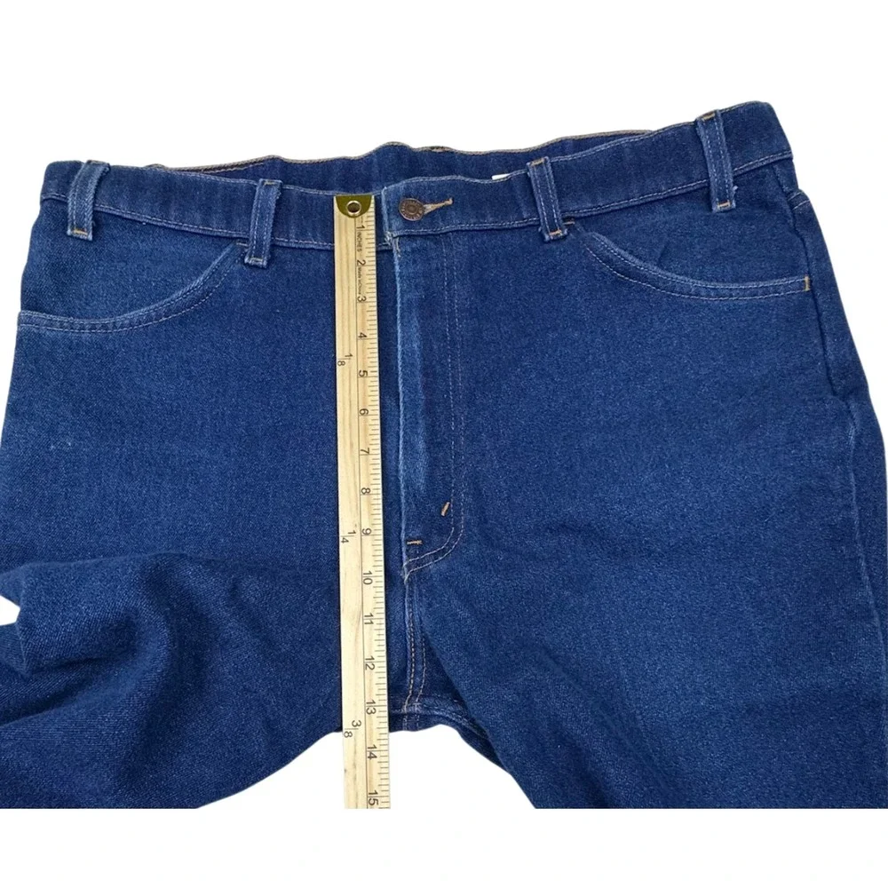 Vintage Levi's 547 Jeans Mens Straight Leg Dark Wash Size 38x28 Blue 90s Retro‎